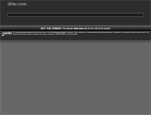 Tablet Screenshot of difar.com